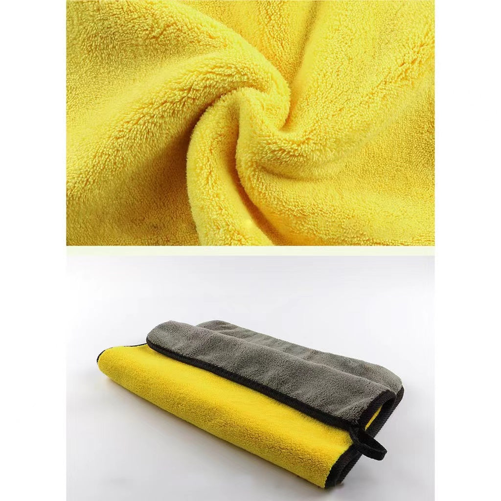 5PCS Car wash cloth Microfiber Towel Auto Cleaning Drying Cloth Hemming Super Absorbent