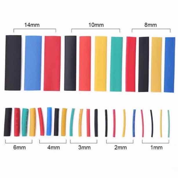 164PCS Insulation Heat Shrink Tube Assortment Wrap Wire Cable Kit Shrink Pipe Shrink Tubing