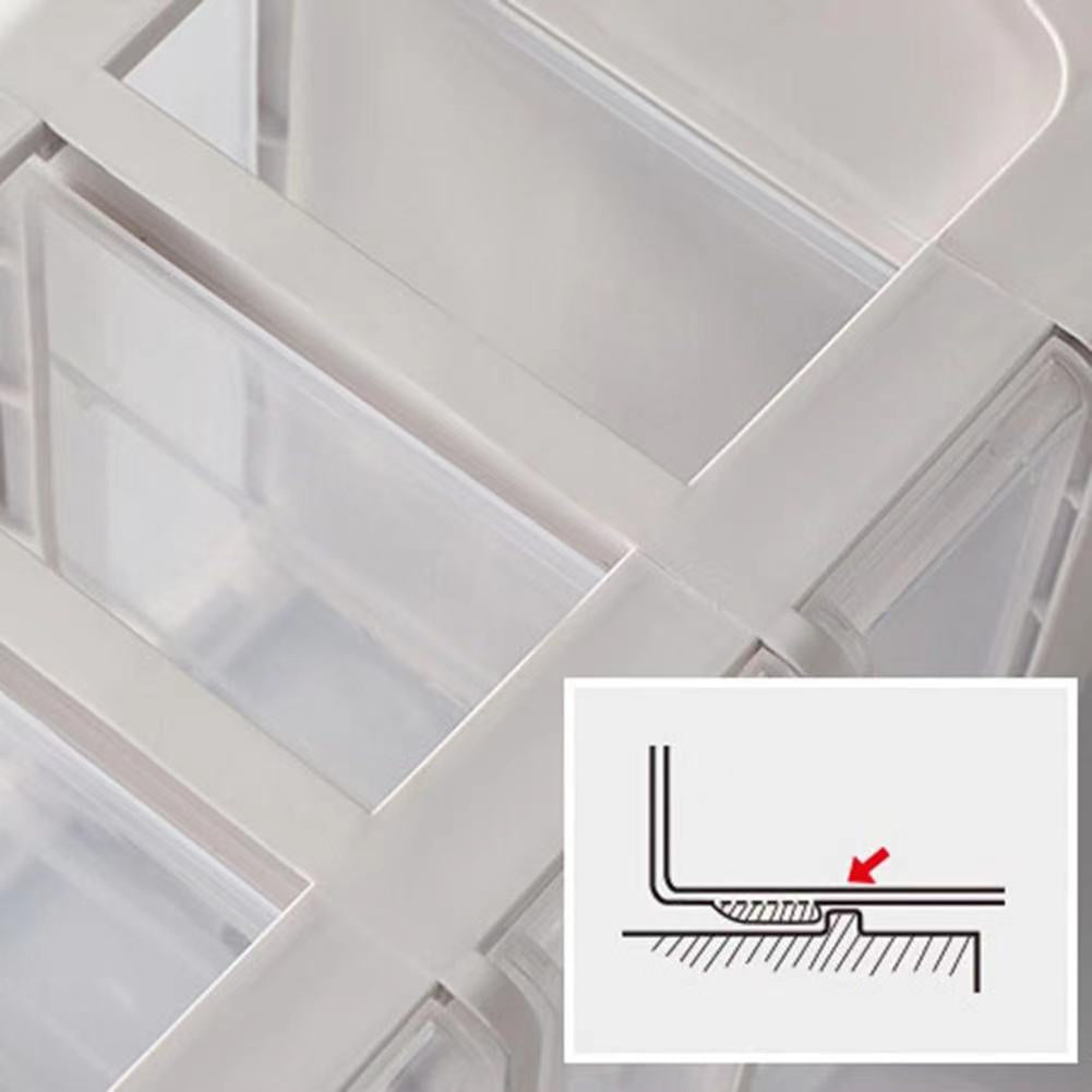 Big Plastic Makeup Drawer Organizer with Drawer 3 Tier Layer High quality Make up Organizer