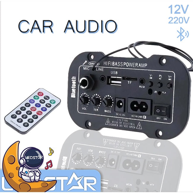 LEDSTAR Bluetooth Amplifier Board FLAC APE WAV WMA MP3 Decoding Subwoofer High Power HiFI Bass