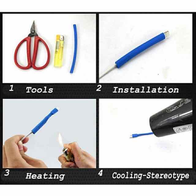 164PCS Insulation Heat Shrink Tube Assortment Wrap Wire Cable Kit Shrink Pipe Shrink Tubing
