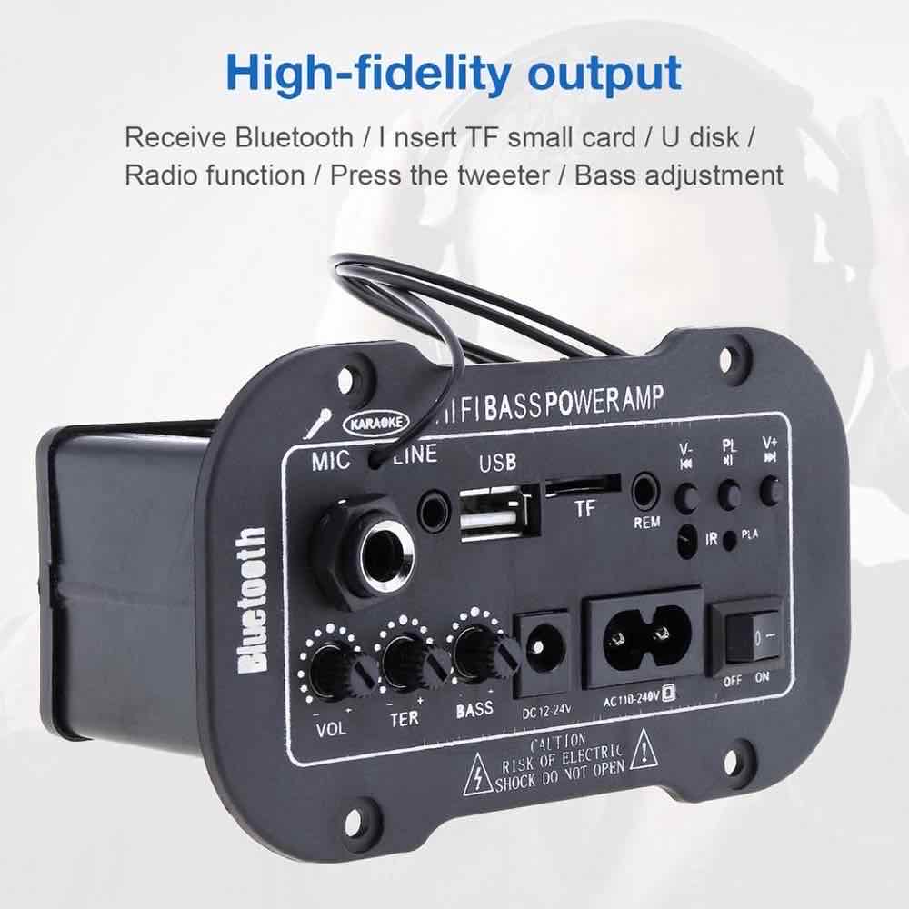 LEDSTAR Bluetooth Amplifier Board FLAC APE WAV WMA MP3 Decoding Subwoofer High Power HiFI Bass