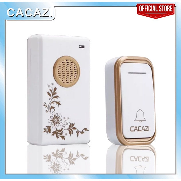 Intelligent small LED wireless doorbell waterproof 300M range door bells 38 Songs Chime door ring US