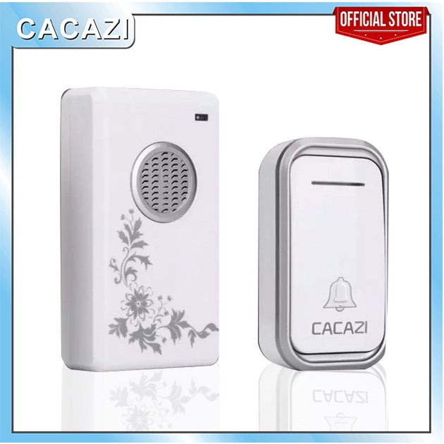Intelligent small LED wireless doorbell waterproof 300M range door bells 38 Songs Chime door ring US