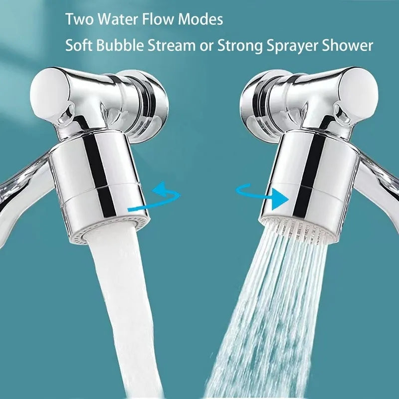 1040 Degree Rotag Faucet Universal Kitchen Aerator Swivel Faucet Wide Angle Swivel Splash Filter