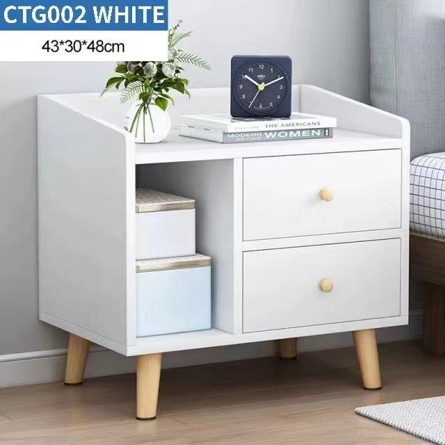 Modern Stylish Drawers Bedside Table Night Stand Storage Cabinet for Bedroom Decoration Nordic style