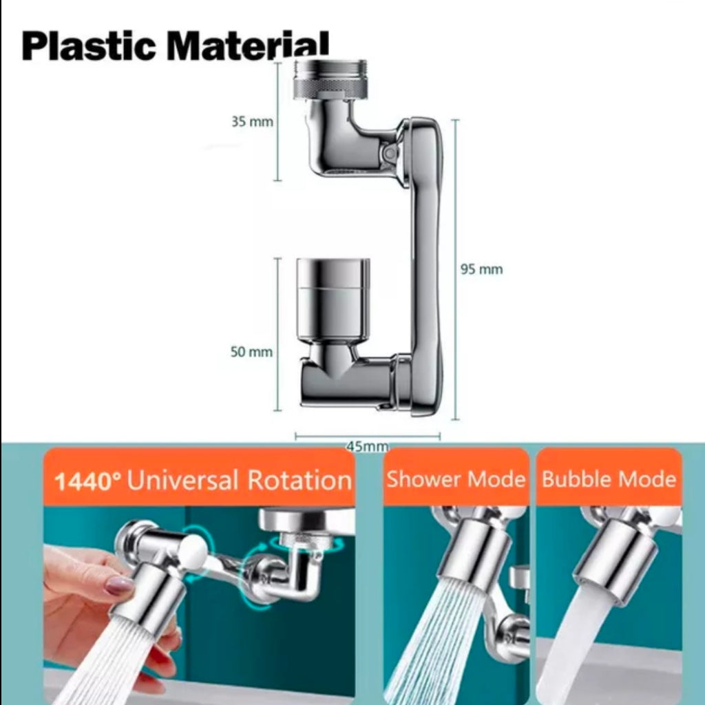 1040 Degree Rotag Faucet Universal Kitchen Aerator Swivel Faucet Wide Angle Swivel Splash Filter