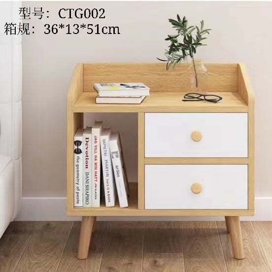 Modern Stylish Drawers Bedside Table Night Stand Storage Cabinet for Bedroom Decoration Nordic style