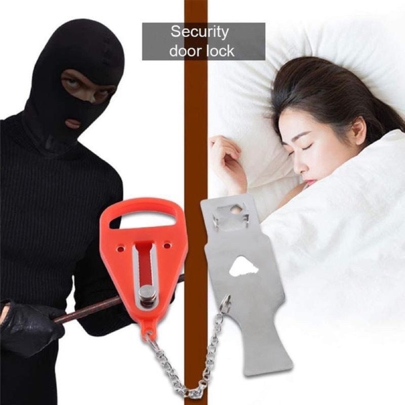 Security Anti-Theft Lock Portable Travel Door Lock Home Security for House Apartment Travel Dorm