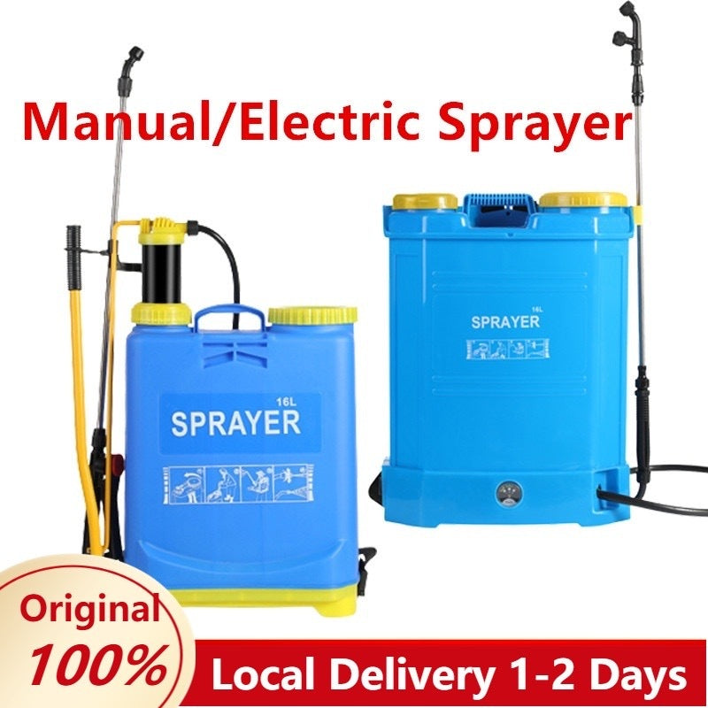 16L Manual sprayer or Electric sprayer Knapsack BATTERY for Agricultural and Garden