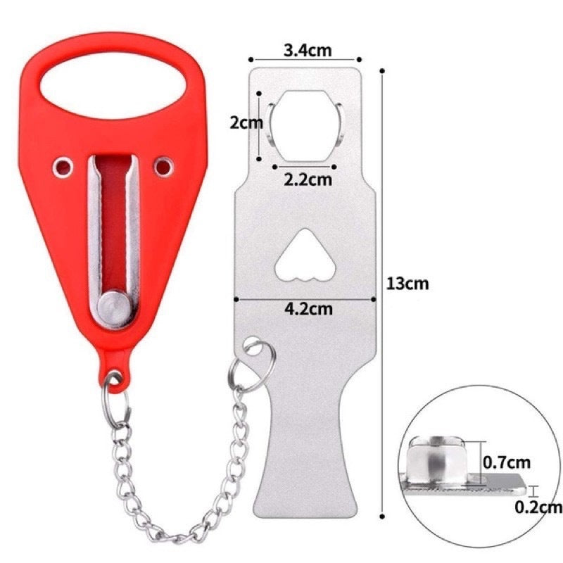Security Anti-Theft Lock Portable Travel Door Lock Home Security for House Apartment Travel Dorm
