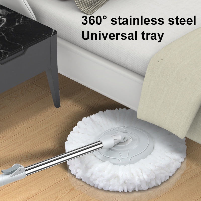 Magic Spin Mop With Spinner And Bucket Microfiber Rotating Floor Free 2pcs MOP REFILL