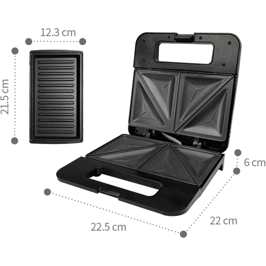 LEDSTAR Waffle Maker Breakfast Machine Sandwich Maker