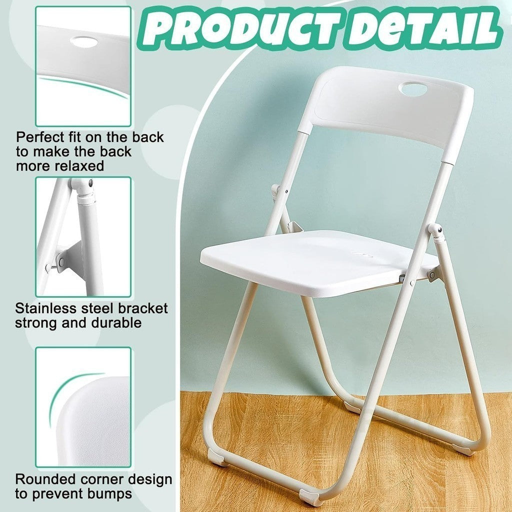 Simple Nordic Folding Chair Portable Coffee Chair Office Chair Bedroom Living Room Dining Chair