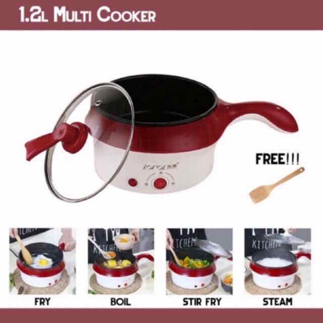 Multi Rice Cooker Double Layer Stainless Steel Steamer Mini Electric Pot Pan