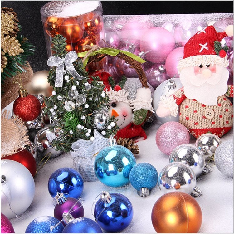 20pcs Christmas balls 4CM 5CM 6CM 8CM Christmas tree pendant Christmas decorations Christmas decor
