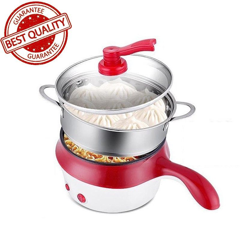Multi Rice Cooker Double Layer Stainless Steel Steamer Mini Electric Pot Pan