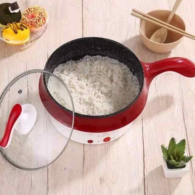 Multi Rice Cooker Double Layer Stainless Steel Steamer Mini Electric Pot Pan