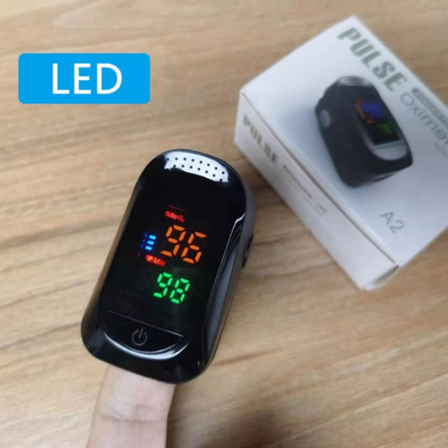 A2 Fingertip Pulse Oximeter Blood Oxygen Saturation Meter SPO2 PR Meter Heart Rate Monitor