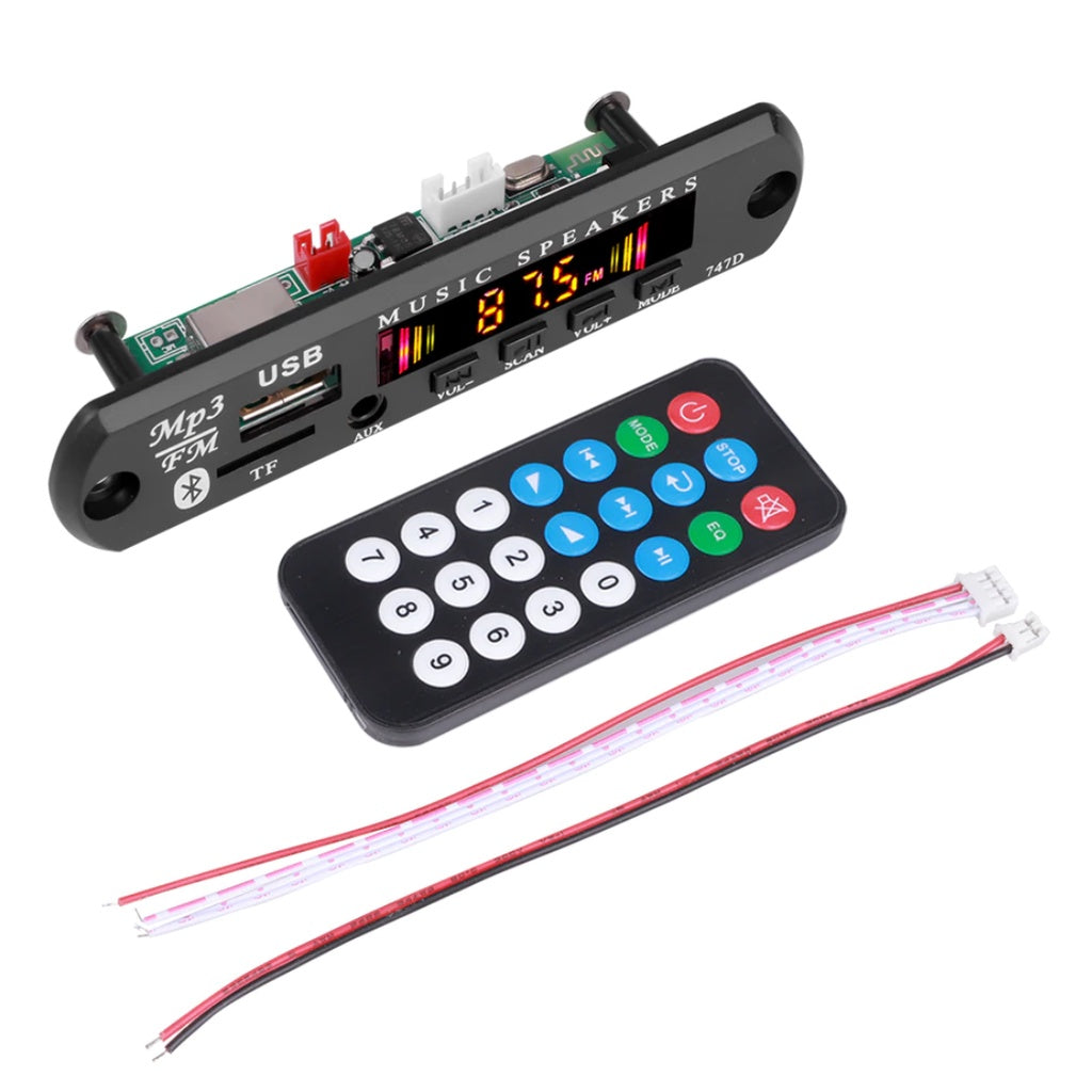 8/10 inch 12V/24V/220V Three-purpose SF-2MIC Car Digital Amplifier Bluetooth Microphone