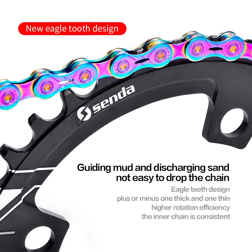 Chainring Mountain Bike Chainring Disc Oval Disc 104bcd 34t 36t 38t