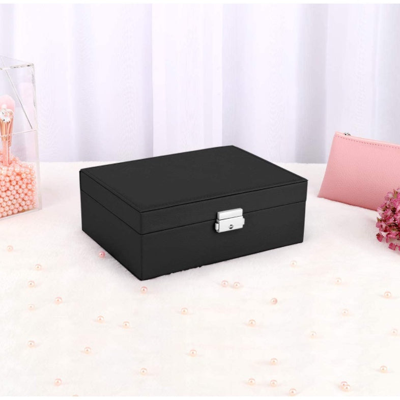 Elegant Jewelry Box Watch & Jewelry Organizers Waterproof Jewelry Storage Case Box With Lock