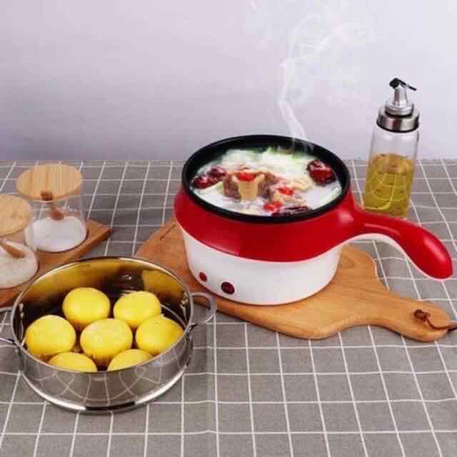 Multi Rice Cooker Double Layer Stainless Steel Steamer Mini Electric Pot Pan