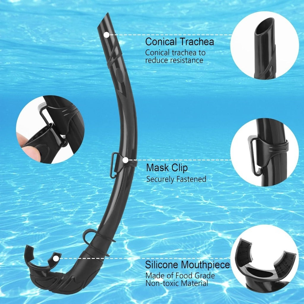 Snorkeling Set Anti-Fog Silicone Tempered Glass Diving Mask Original Goggles Anti Leak
