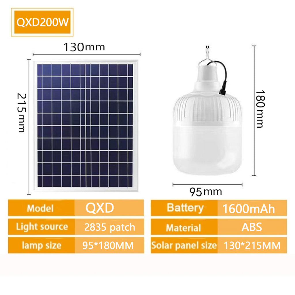 Solar LED Portable Solar Energy Panel Lighting System Camping Bulbs Lamp OUTDOOR LOGHTS