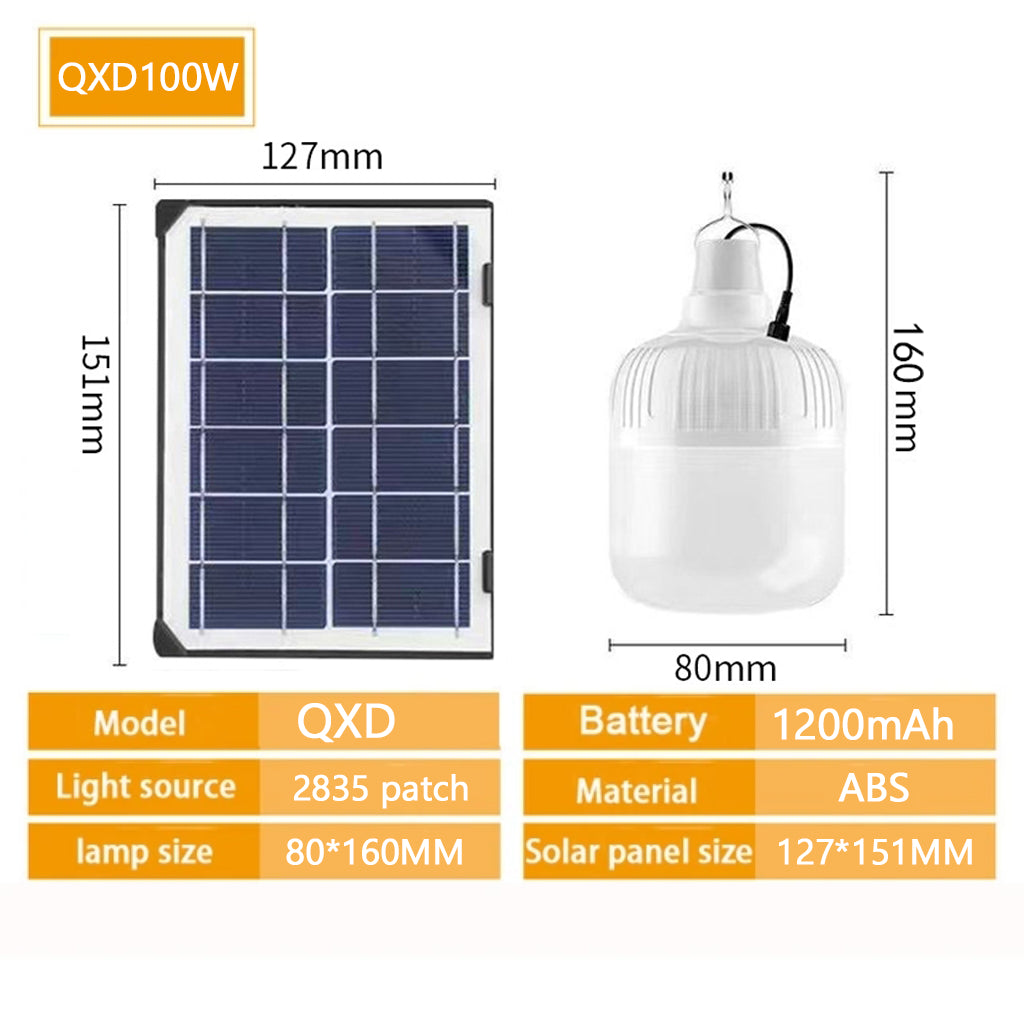 Solar LED Portable Solar Energy Panel Lighting System Camping Bulbs Lamp OUTDOOR LOGHTS