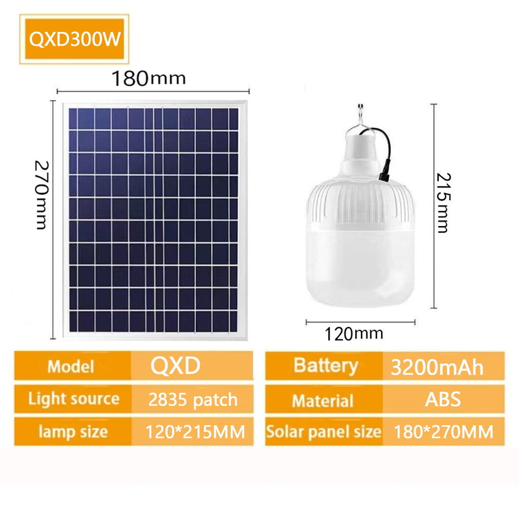 Solar LED Portable Solar Energy Panel Lighting System Camping Bulbs Lamp OUTDOOR LOGHTS