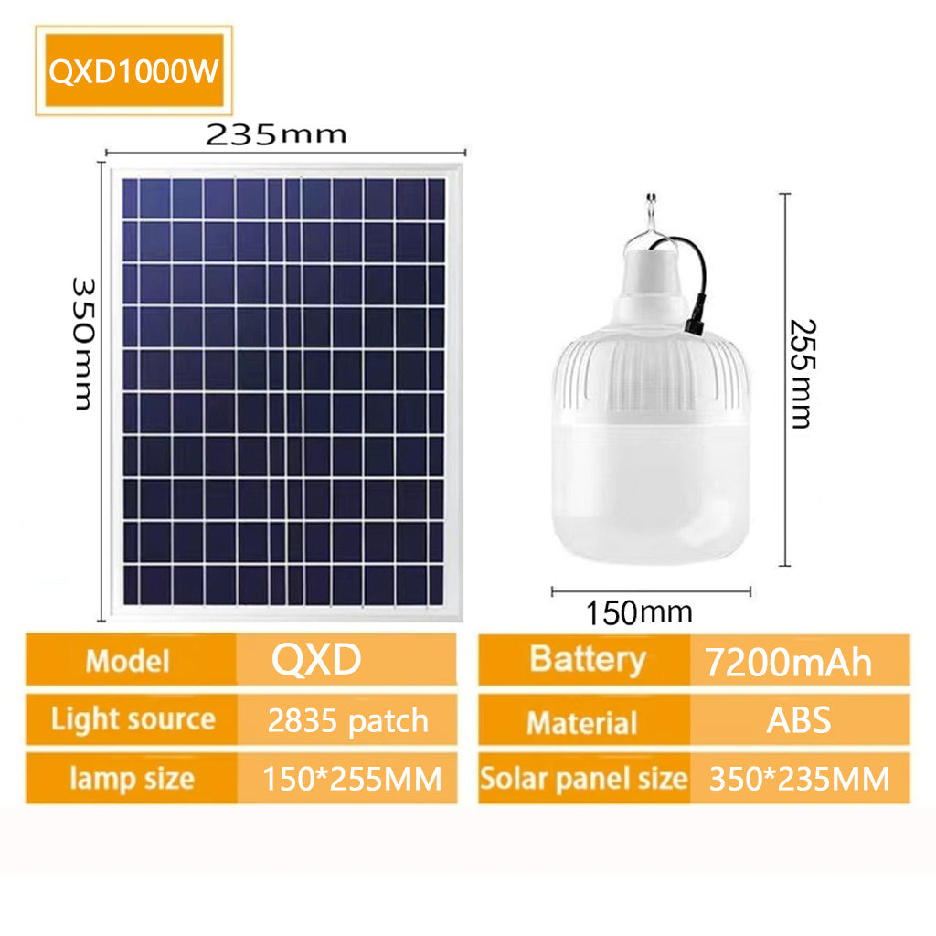 Solar LED Portable Solar Energy Panel Lighting System Camping Bulbs Lamp OUTDOOR LOGHTS