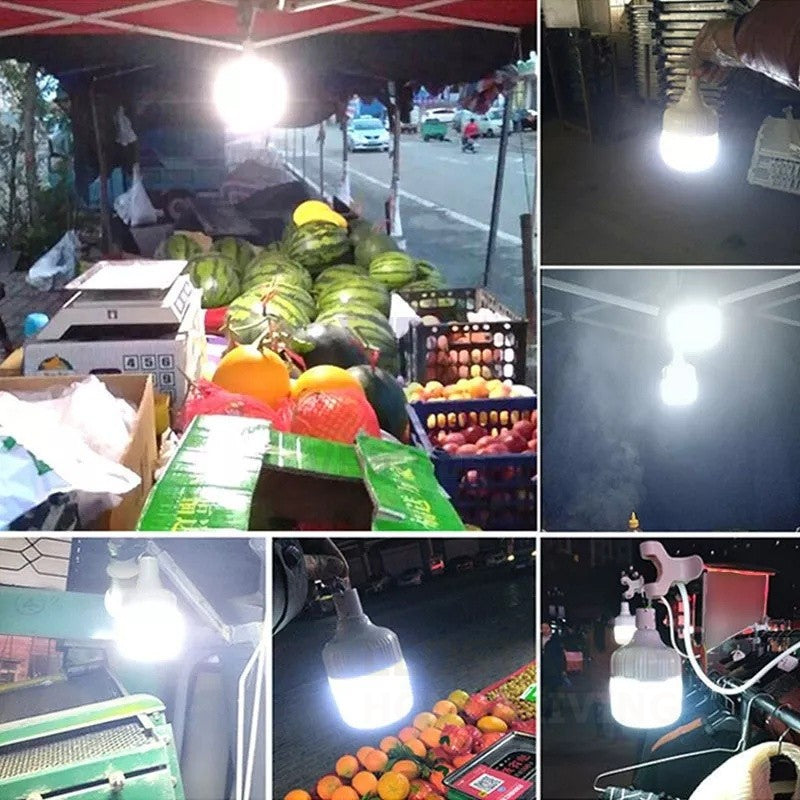 Solar LED Portable Solar Energy Panel Lighting System Camping Bulbs Lamp OUTDOOR LOGHTS