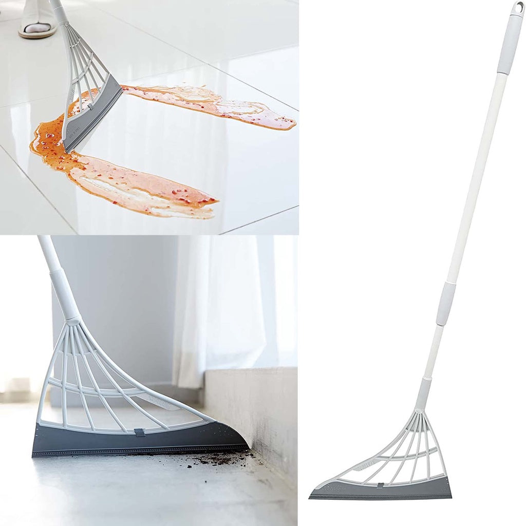 LEDSTAR Household Floor Cleaning Set Foldable Broom Dustpan Set  Rotating Broom With Dustpan
