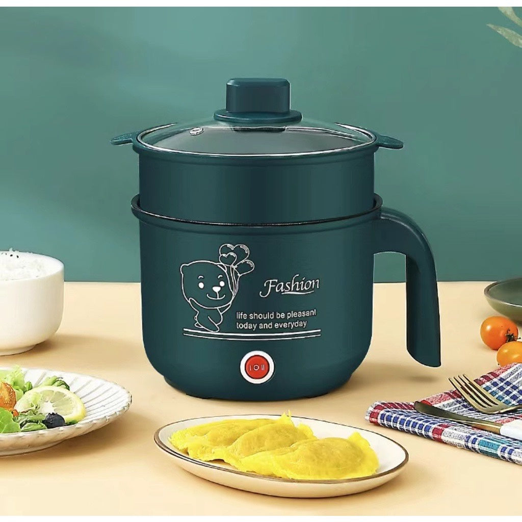 Multi Rice Cooker Double Layer Stainless Steel Steamer Mini Electric Pot Pan