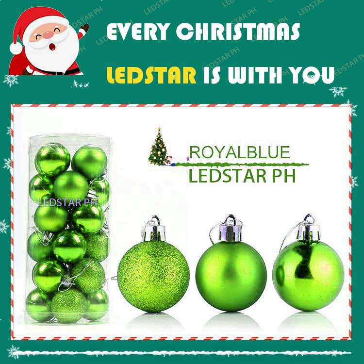 20pcs Christmas balls 4CM 5CM 6CM 8CM Christmas tree pendant Christmas decorations Christmas decor