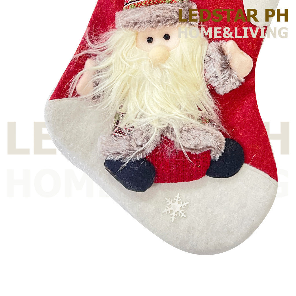 LEDSTAR Christmas Pendants 50CM Santa Claus Deer Snowman Decorative Socks